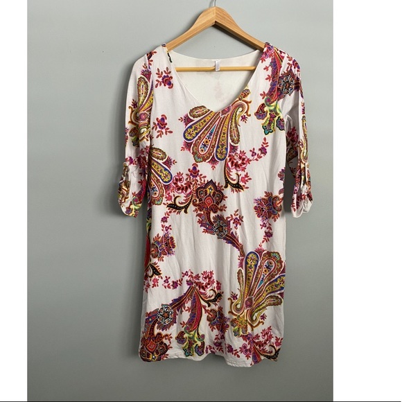 PinkBlush Maternity Small white floral dress - Picture 2 of 2